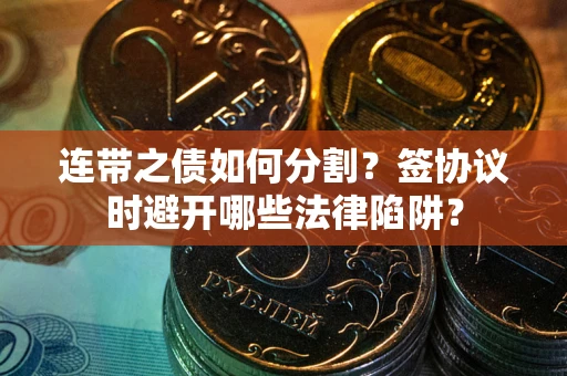 济南连带之债如何分割？签协议时避开哪些法律陷阱？