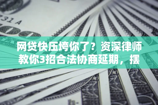 济南网贷快压垮你了？资深律师教你3招合法协商延期，摆脱暴力催收！