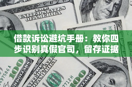 济南借款诉讼避坑手册：教你四步识别真假官司，留存证据不踩雷