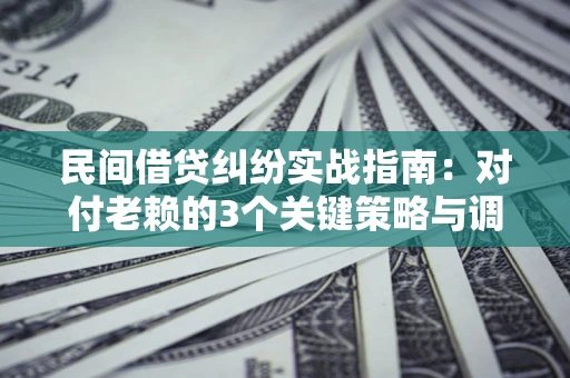 济南民间借贷纠纷实战指南：对付老赖的3个关键策略与调解盲区解析