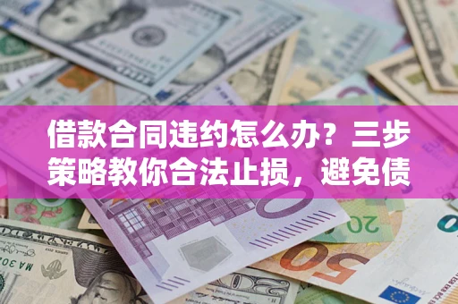 济南借款合同违约怎么办？三步策略教你合法止损，避免债务危机升级